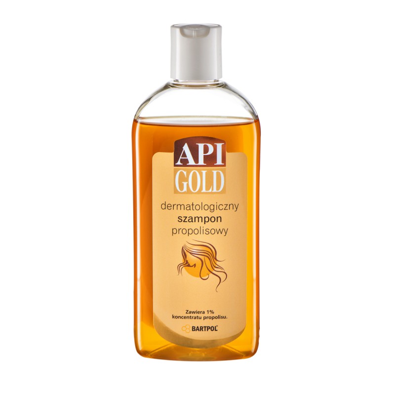 api-gold dermatologiczny szampon propolisowy