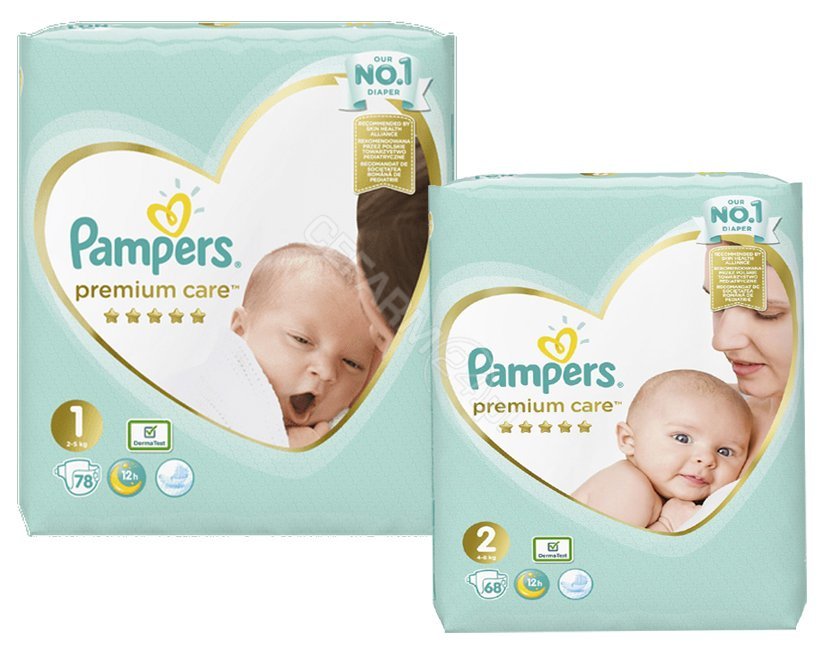 pampers premium care 1 78 szt