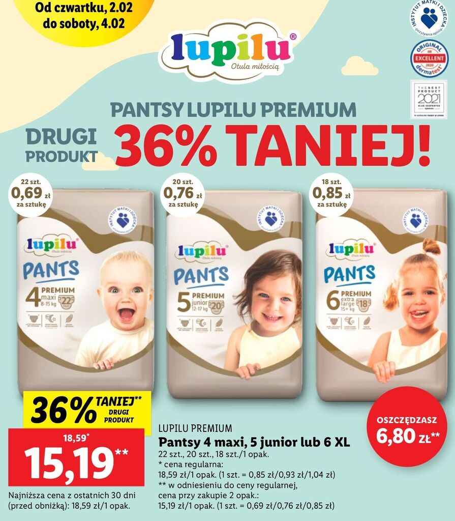 pieluchomajtki 5 lidl