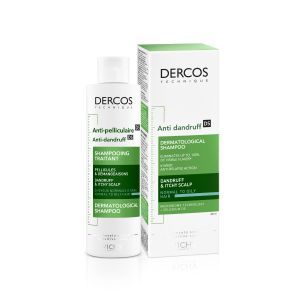 vichy dercos szampon przeciwłupieżowy do włosów normalnych i przetłuszczających
