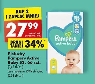 pampers active baby 2 biedronka