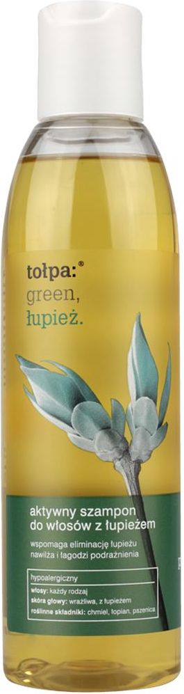 tołpa green aktywny szampon do włosów z łupieżem 200 ml