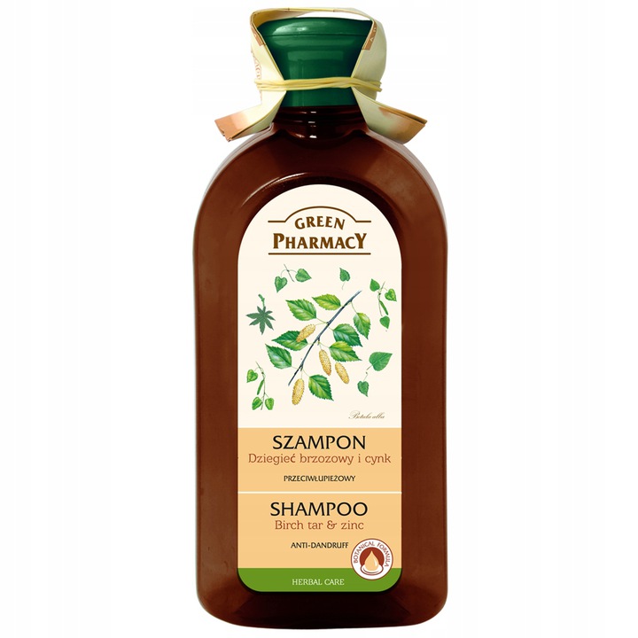 szampon z oczyszczonym dziegciem brzozowym