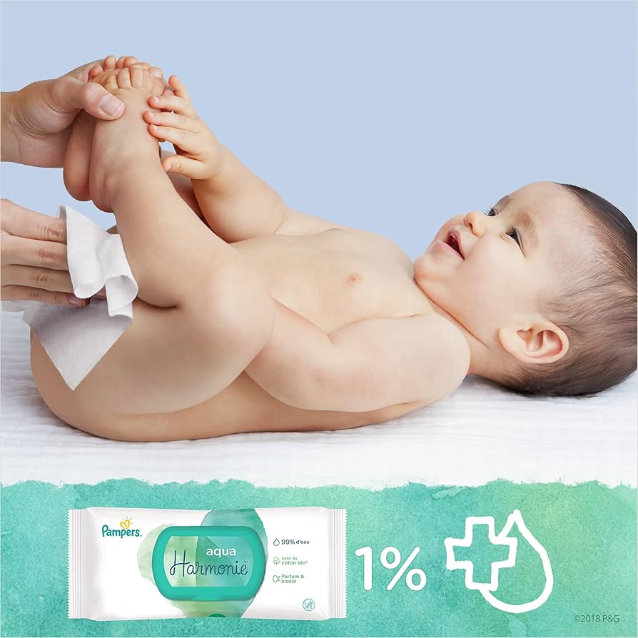 chusteczki pampers aqua pure 18x