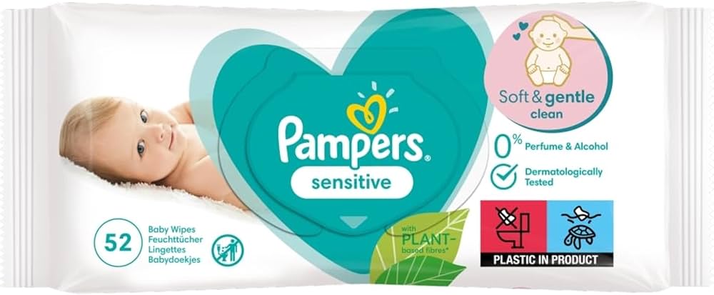 pampers sensitive chusteczki dla niemowląt