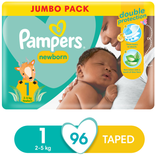 pampers jumbo pack size 1 cena