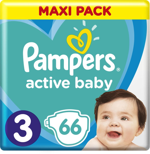 cena pampersów pampers 66 sztuk