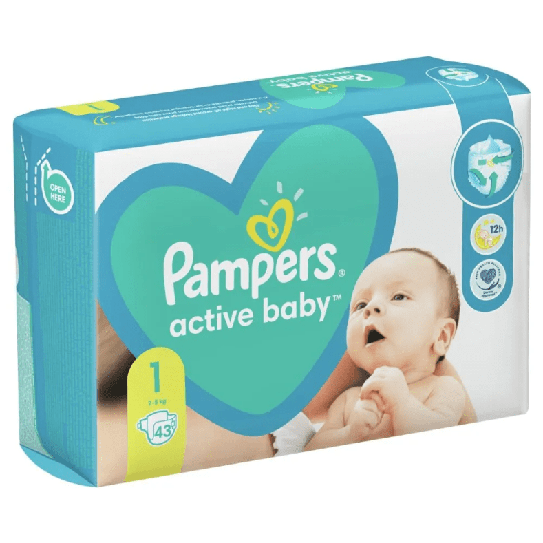 pampers 1 pieluchy