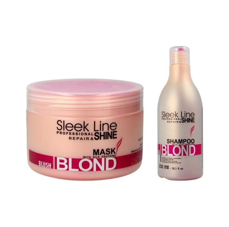 różowy szampon sleek line