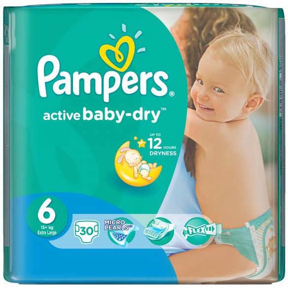 pampers active baby pieluchy rozmiar 6 extra large