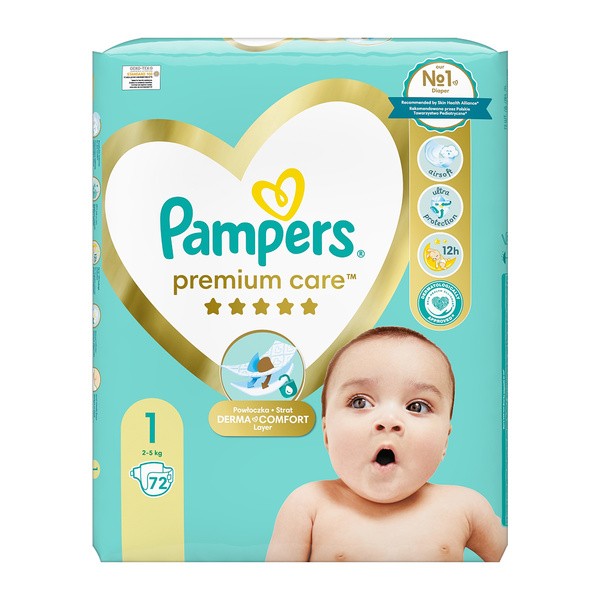 pampers premium care 1 88szt 2-5 kg