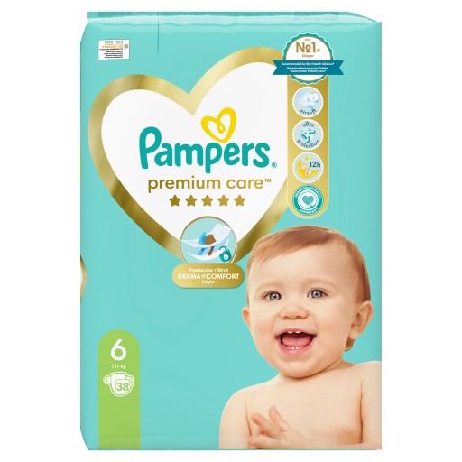 pieluchy pampers premium care 6