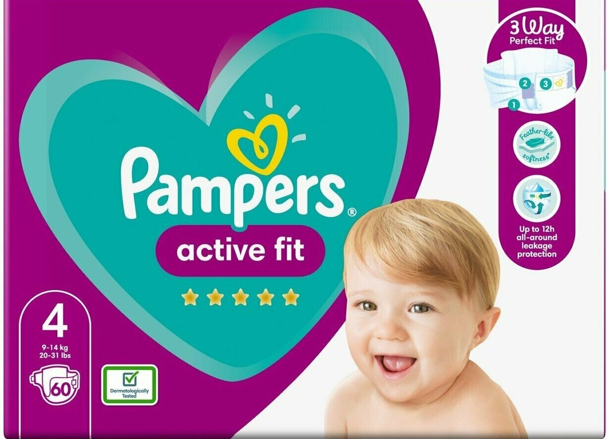 pampers active fit 4 monatspack