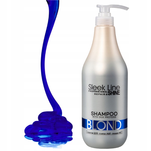 sleek line blond szampon niebieski