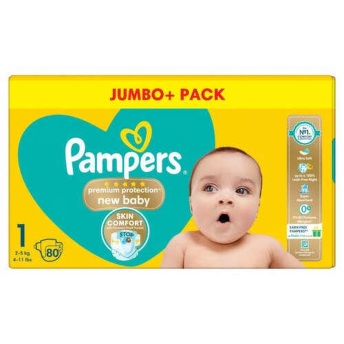 pampers jumbo pack size 1 cena