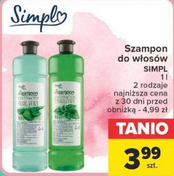 szampon do włosów tanio