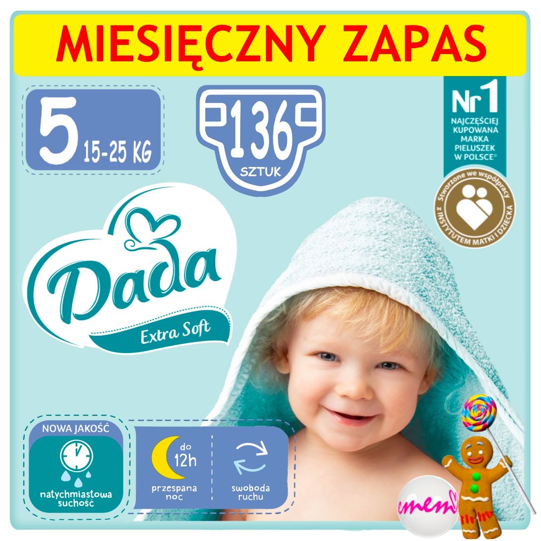 pieluchy dada soft 5 jumbo