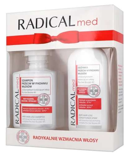 radical med zestaw prezent szampon odżywka włosy