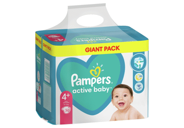 pampers active baby 4+ 70 szt