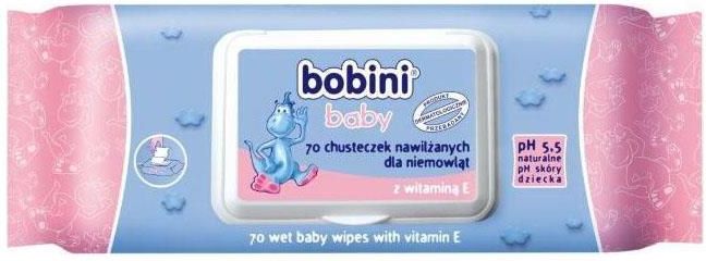 bobini baby chusteczki nawilżane 70 szt