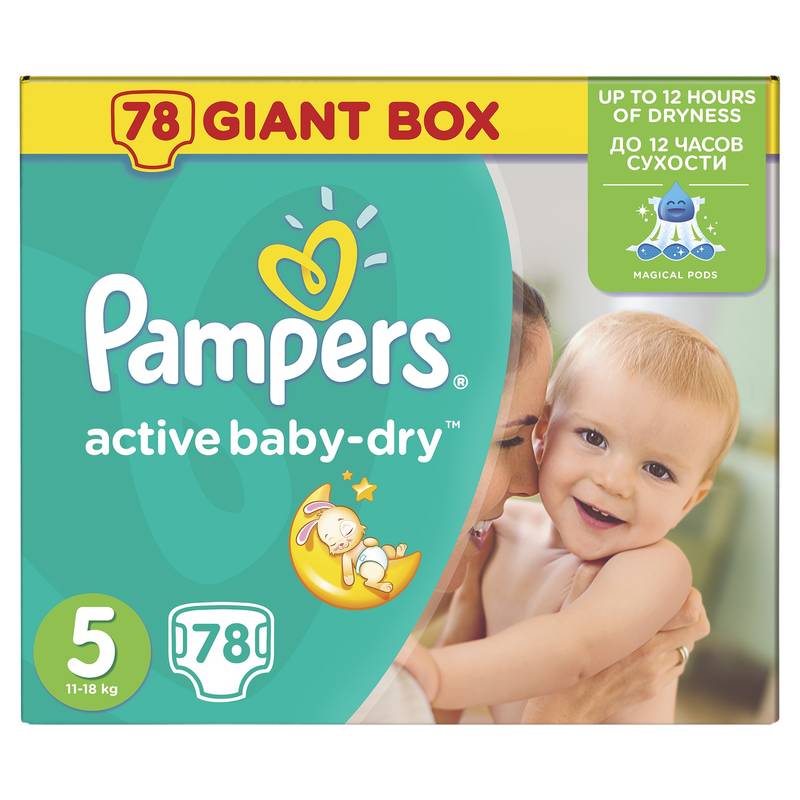 pampers 5 78szt