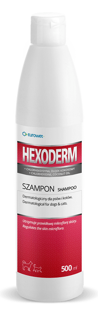 szampon dermatologiczny dla psow hexoderm duzy promocja