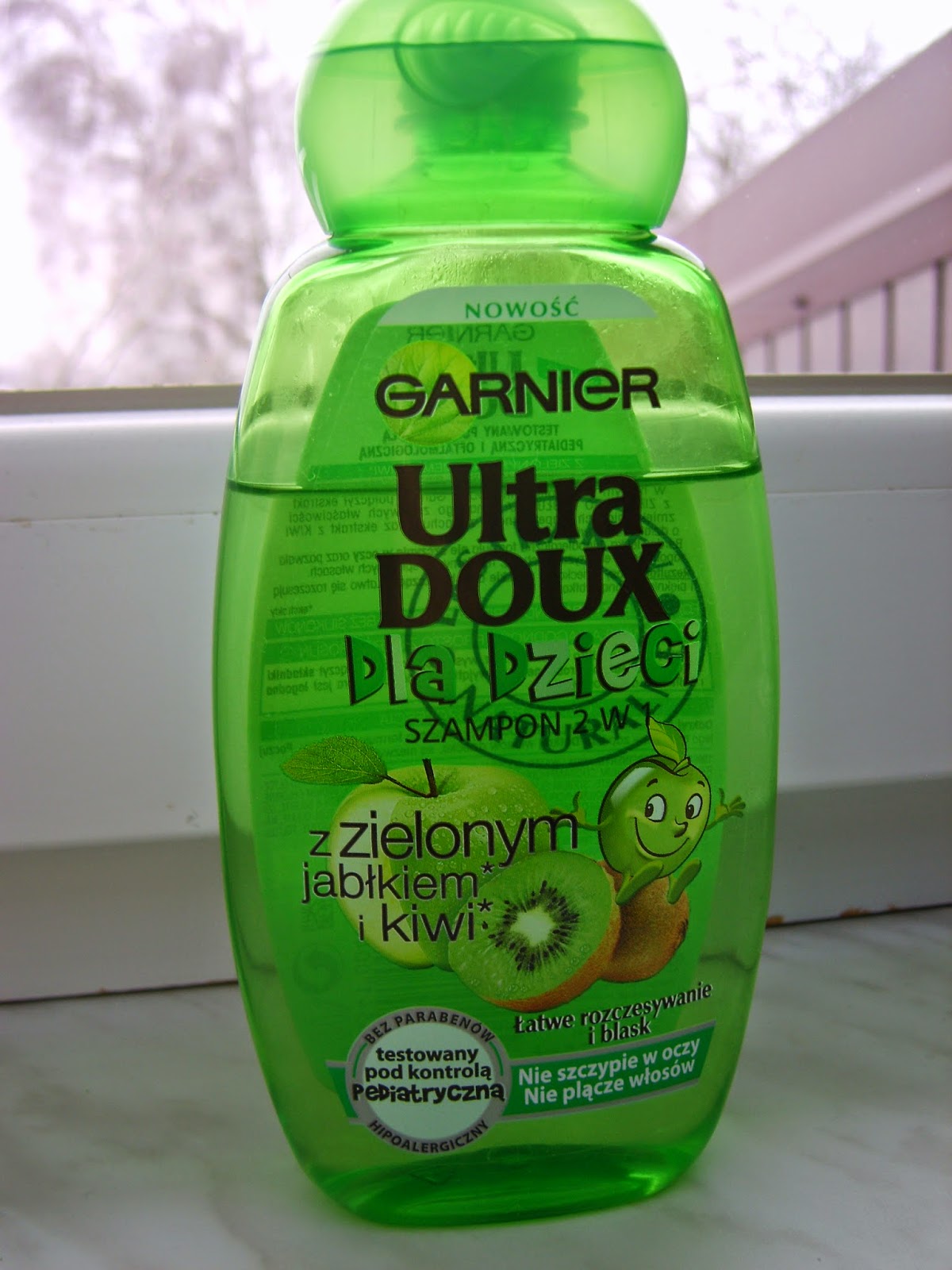 garnier ultra doux szampon dla dzieci.jablko opinie