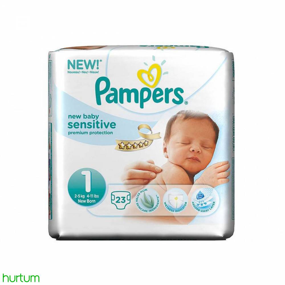 pampers sensitive pieluchy 1