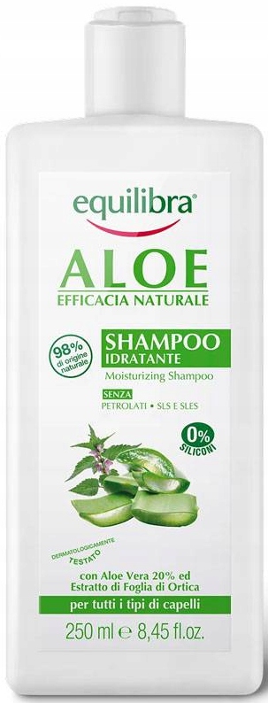 equilibra aloe szampon nawilżający 250ml