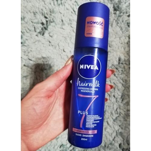 nivea hairmilk ekspresowa regenerująca odżywka do włosów o strukturze cienkiej