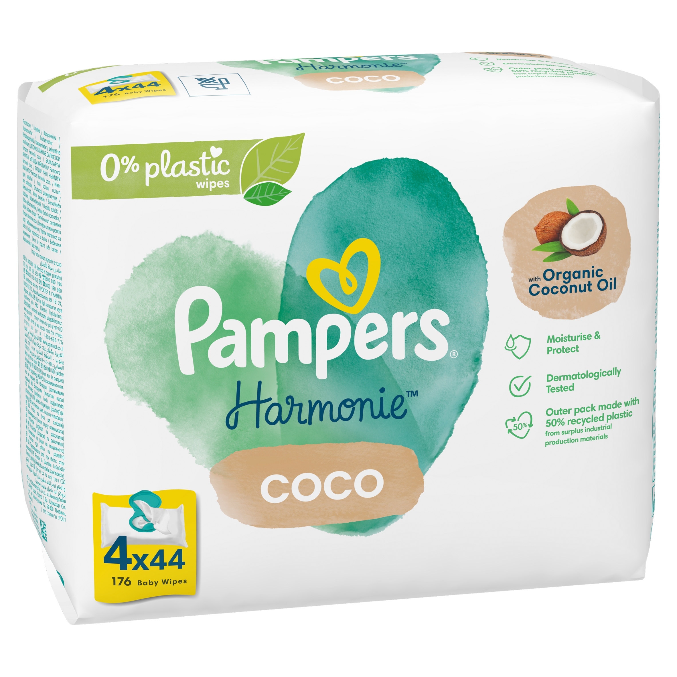 chusteczki pampers organicznych