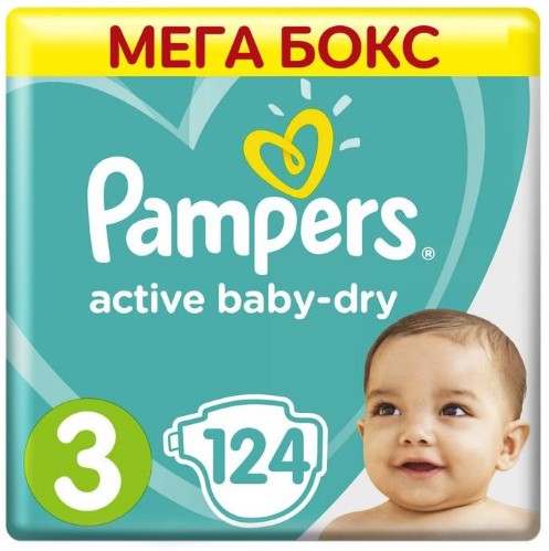 pampers 3 active baby 3