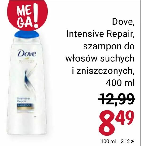 dove suchy szampon rossmann