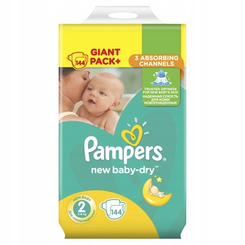 pieluchy pampers 2 144 szt