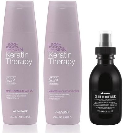 alfaparf keratin therapy maintenance zestaw szampon odżywka