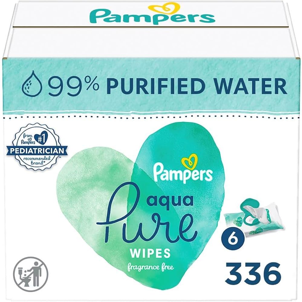 pampers pure water 9