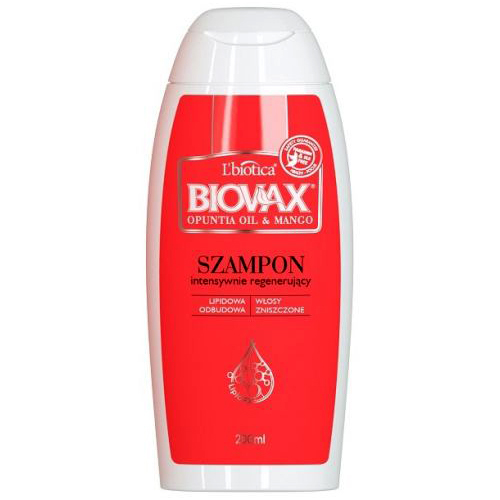 biovax opuntia oil & mango suchy szampon