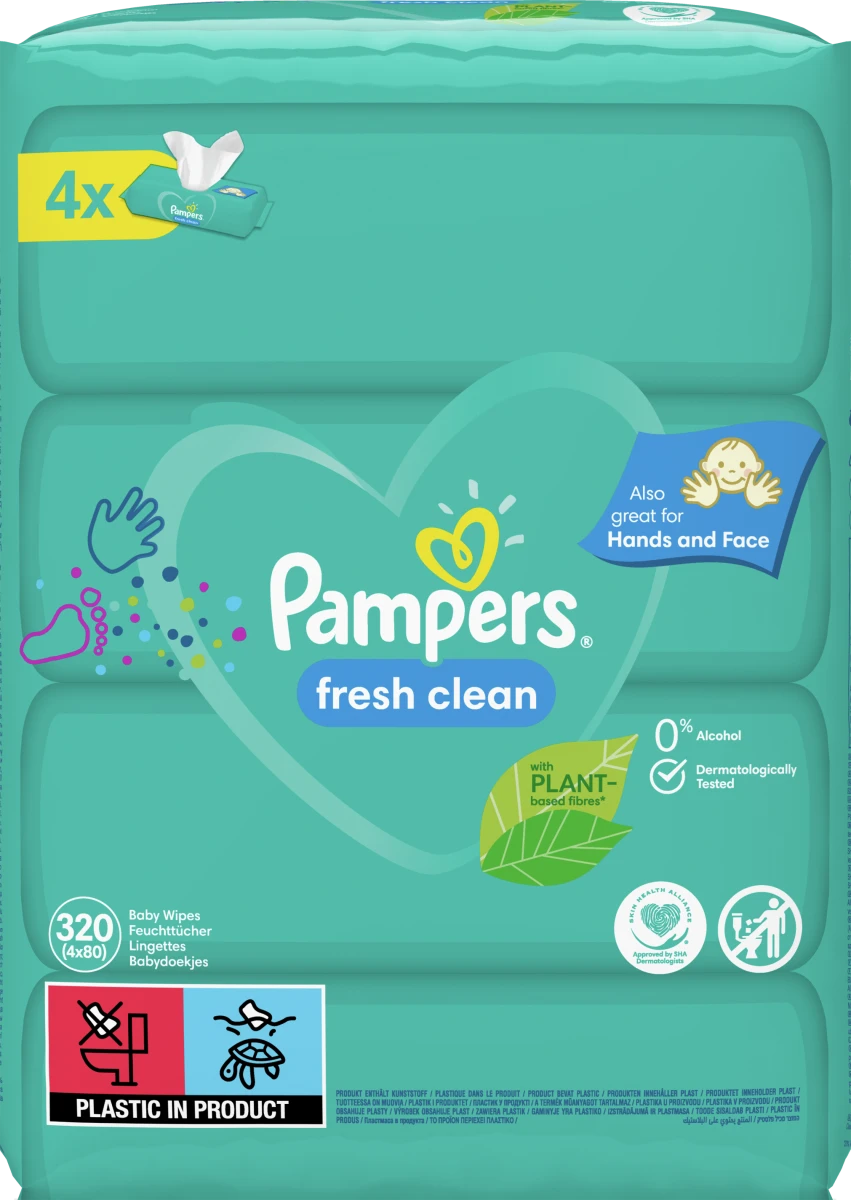 chusteczki pampers fresh clean