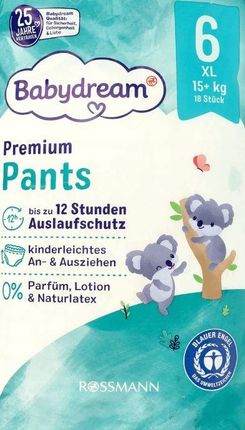 rossmann babydream pieluchomajtki 6 cm