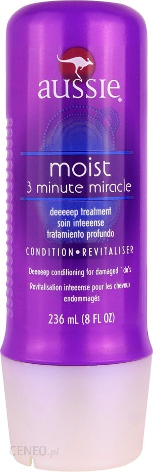 aussie 3 minutes miracle moisture intensywna odżywka do włosów suchych