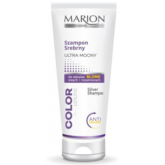 marion szampon srebrny ultra mocny włosy blond 200ml wizaz