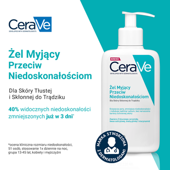 cerave zel do mycia twarzy doz