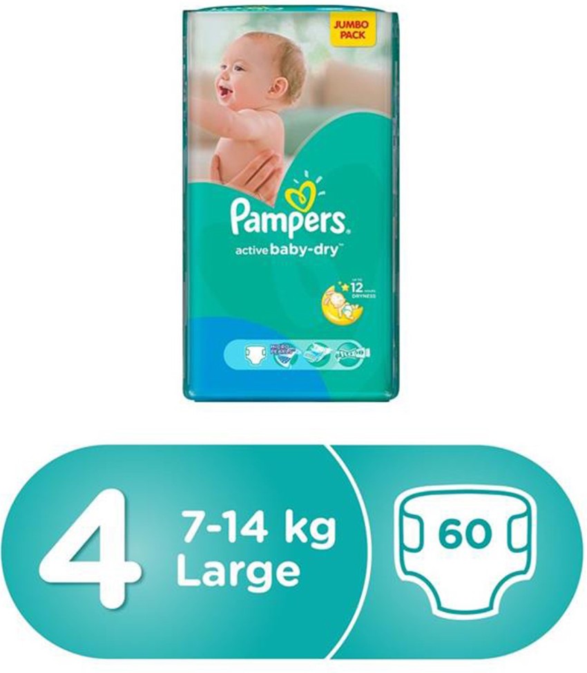 pampers active baby dry 4 60