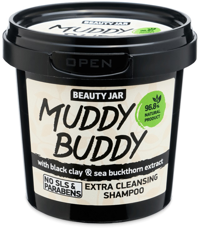 Beauty Jar „Muddy Buddy” - szampon ekstra oczyszczający 150g