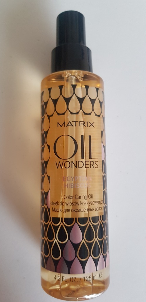 matrix oil wonders egyptian hibiscus oil olejek do włosów farbowanych