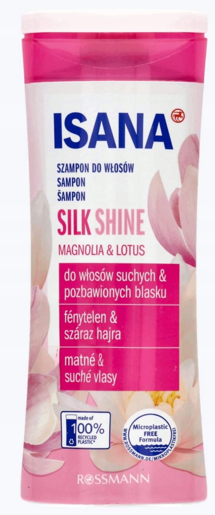 isana odżywka do włosów silk gloss