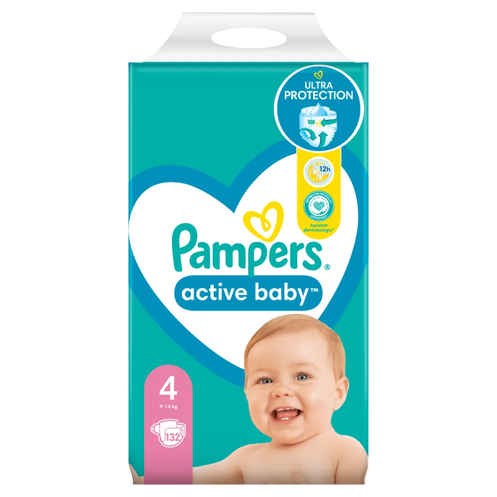 pampers 4 132 sztuki cena