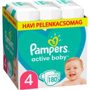 pampers active baby 4+ monthly pack