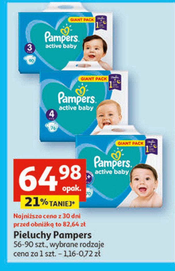 pampers active baby 4 promocja