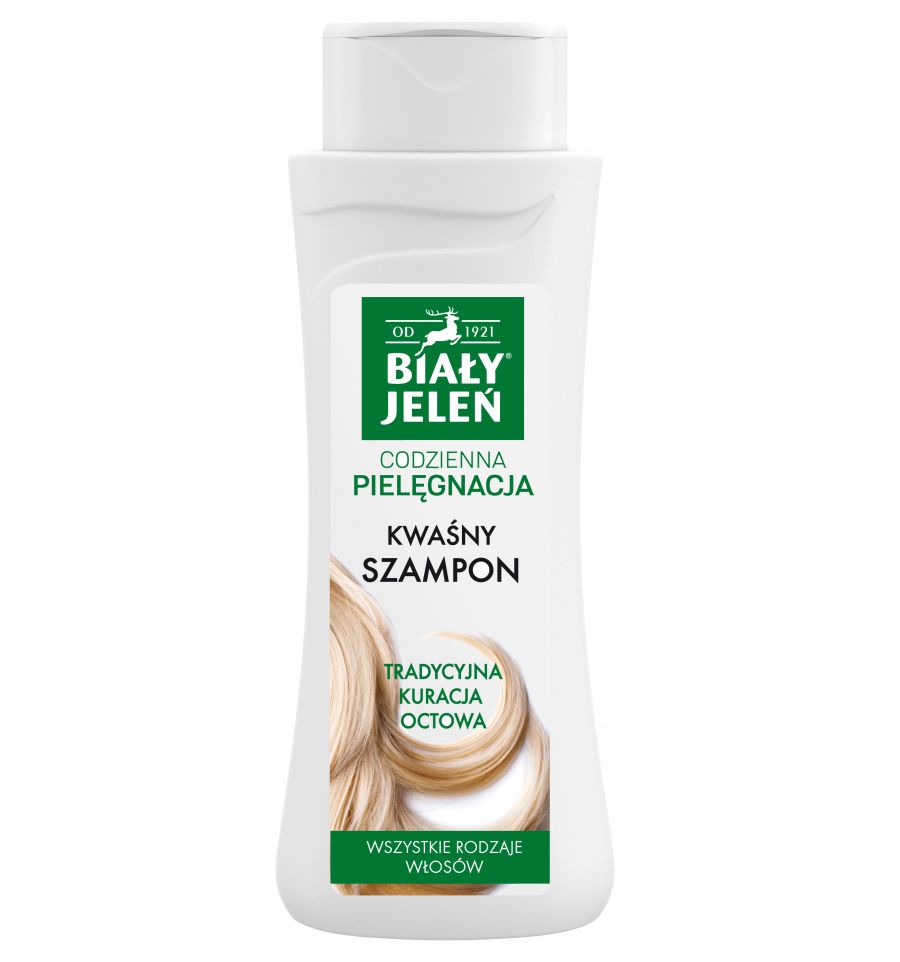 biały jeleń szampon do włosów hipoalergiczny z czystą bawełną inci